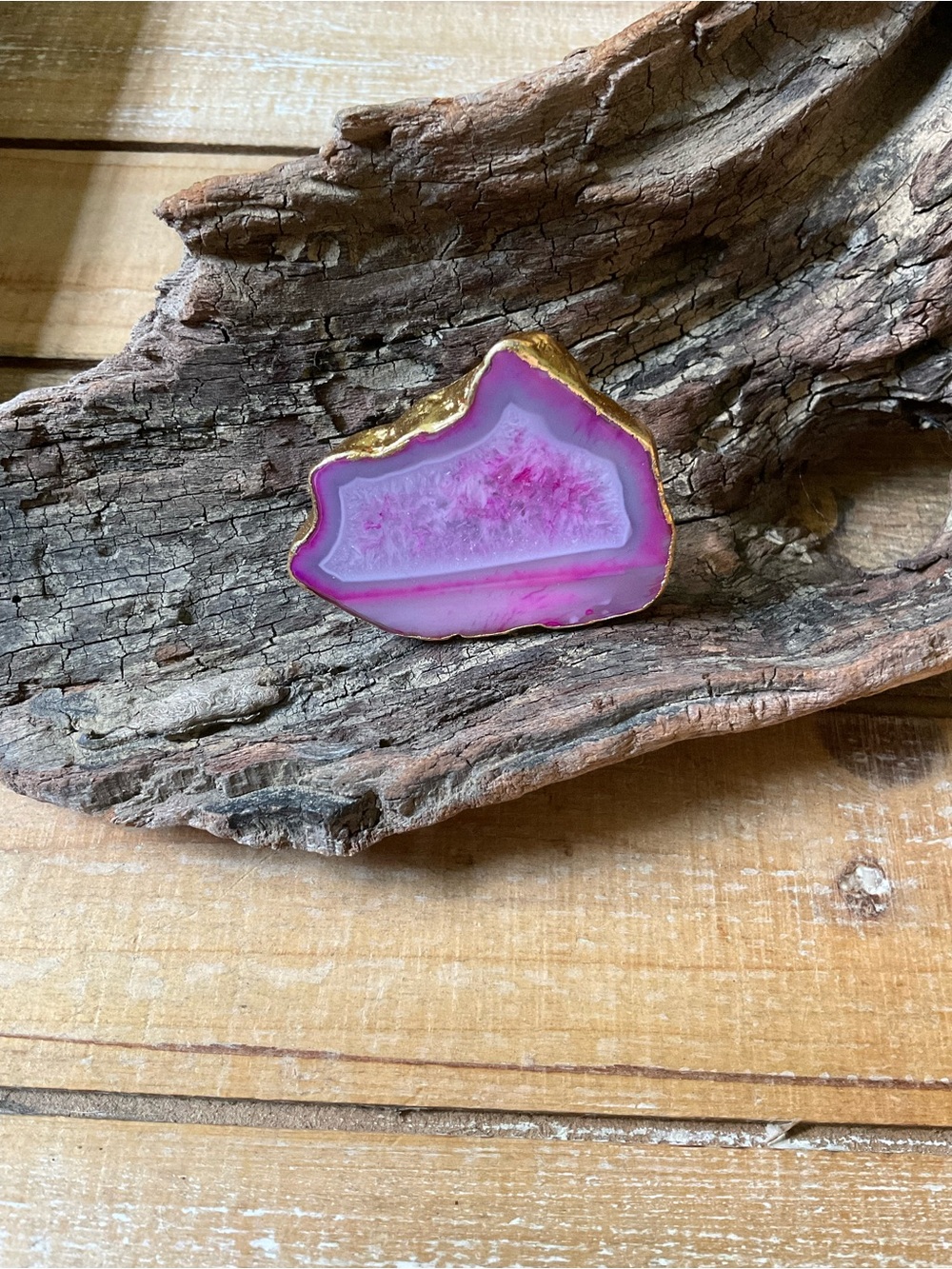 Desert Orchid Agate Ring - Picture 2 of 6
